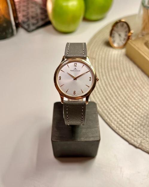 Jaeger LeCoultre Master Ultra Thin 34mm | 18k Roségoud, Sieraden, Tassen en Uiterlijk, Horloges | Heren, Nieuw, Polshorloge, Overige merken