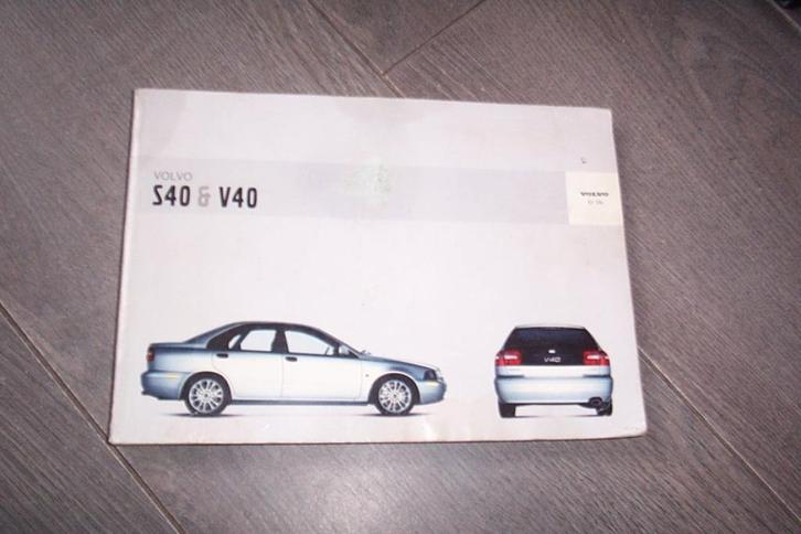 gebruikershandleiding VOLVO S40/V40  mk1   1995/2004, Auto diversen, Handleidingen en Instructieboekjes, Ophalen of Verzenden
