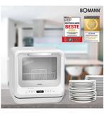 Bomann TSG 5701 Mini vaatwasser, Witgoed en Apparatuur, Vaatwasmachines, Ophalen of Verzenden