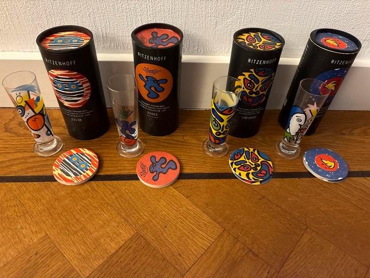 Ritzenhoff Borrelglaasjes - Unieke Collectie, Verzamelen, Glas en Borrelglaasjes, Nieuw, Borrel- of Shotglas, Ophalen of Verzenden