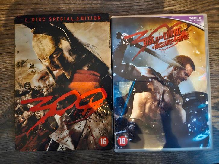 300 + 300: Rise of an Empire - dvd Frank Miller Steelbook, Cd's en Dvd's, Dvd's | Actie, Zo goed als nieuw, Oorlog, Boxset, Vanaf 16 jaar