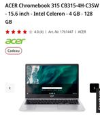 Acer laptop Chrome book 315, Computers en Software, Chromebooks, Nieuw, 128 GB, 15 inch, Ophalen of Verzenden