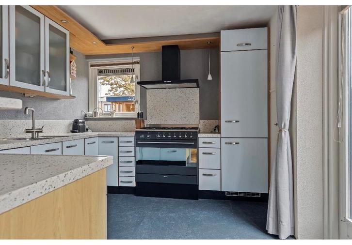 Complete keuken incl apparatuur! (O.a. Smeg fornuis), Huis en Inrichting, Keuken | Complete keukens, Gebruikt, U-keuken, Blauw