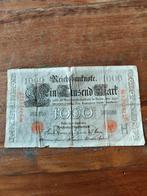 Reichsbanknote 1000 mark 1910, Ophalen of Verzenden, Duitsland