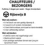 Gezocht: Chauffeurs / Bezorgers (Part time/Fulltime, 4-5DGN, Diensten en Vakmensen, Chauffeursdiensten