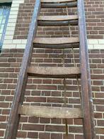 houten ladder 8 meter, Doe-het-zelf en Verbouw, Ladders en Trappen, Ophalen, Gebruikt, Ladder, Opvouwbaar of Inschuifbaar