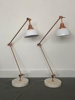 Mooie lampen met zware voet. Set van twee stuks., Minder dan 50 cm, Gebruikt, Ophalen of Verzenden