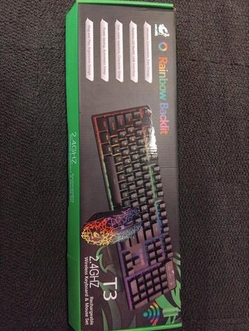 Gaming toetsenbord RGB draadloos beschikbaar voor biedingen