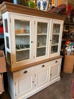 Landelijke buffetkast / winkelkast wit, Huis en Inrichting, Kasten | Buffetkasten, Ophalen, 200 cm of meer, 150 tot 200 cm, Zo goed als nieuw