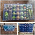 Nieuwe kerstballen (plastic) 3 sets, Ophalen of Verzenden, Nieuw