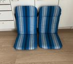 2 zitkussens voor tuinstoelen, Ophalen of Verzenden, Gebruikt, Overige materialen