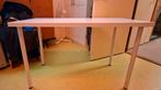 Witte tafel te koop, Gebruikt, 100 tot 150 cm, Modern, Rechthoekig