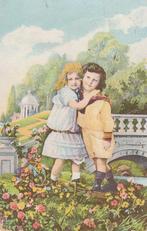 F430 oude ansichtkaart 1910 in kleur kinderen dedemsvaart, Verzamelen, Ophalen of Verzenden, Voor 1920, Gelopen, Kinderen