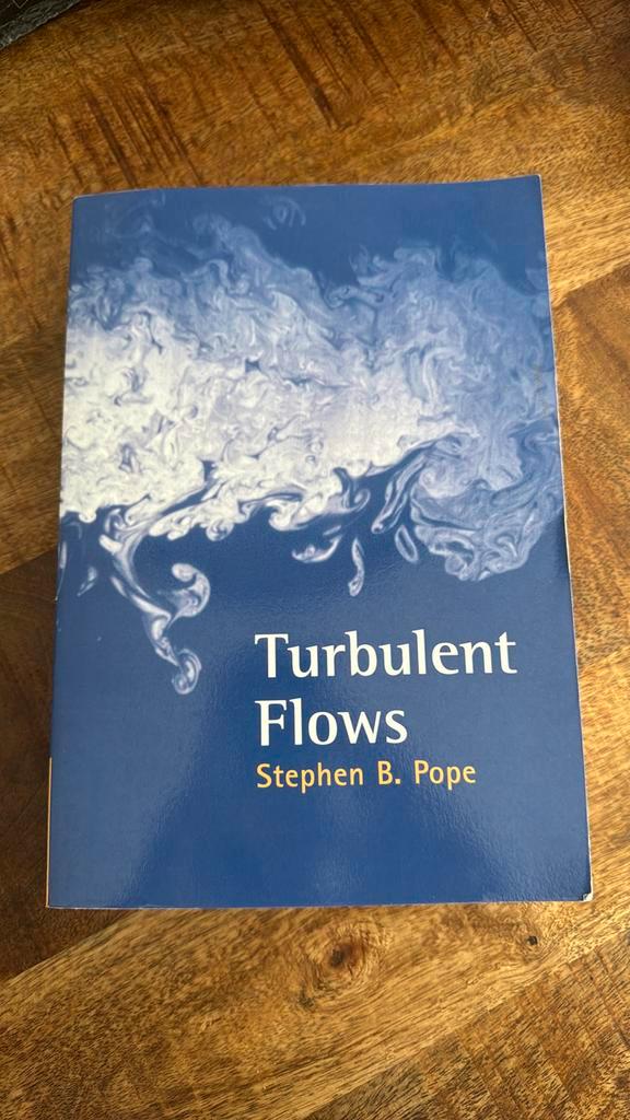 Turbulent Flows, Boeken, Studieboeken en Cursussen, Zo goed als nieuw, WO, Beta, Ophalen of Verzenden