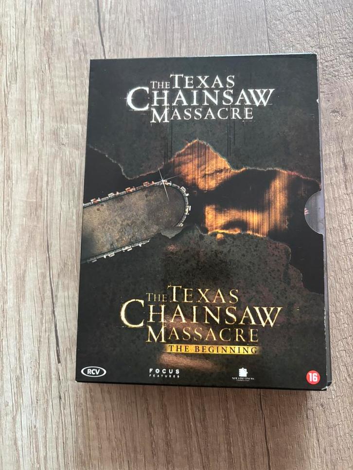 Dvd box the texas chainsaw massacre 1 & 2, Cd's en Dvd's, Dvd's | Horror, Zo goed als nieuw, Ophalen of Verzenden