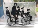 Curieus*oude glasplaat/raamhanger/oude brom /fiets/kinderen, Ophalen of Verzenden, Zo goed als nieuw, Overige modellen