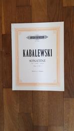 Kabalewski.  Sonatine opus 13 no 1. Piano solo, Gebruikt, Klassiek, Ophalen of Verzenden, Artiest of Componist