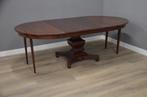 Antieke coulissentafel met 3 inlegbladen 130cm – 280 cm, Antiek en Kunst, Ophalen