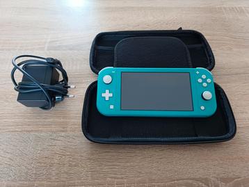 Nintendo switch lite turquoise en grijs  beschikbaar voor biedingen