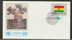 Verenigde Naties - FDC vlaggenserie - Bolivia - Unicef, Postzegels en Munten, Postzegels | Eerstedagenveloppen, Verzenden, Onbeschreven