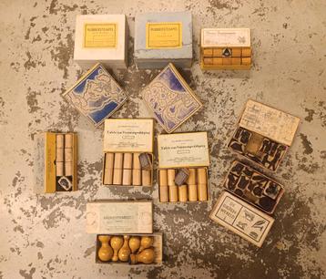Vintage stempel sets: Nederland, VS, Padvinderij, rekentafel beschikbaar voor biedingen
