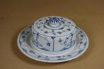 Botervloot Rauwenstein Blau Saks Strohblumen, Antiek en Kunst, Antiek | Servies los, Ophalen of Verzenden
