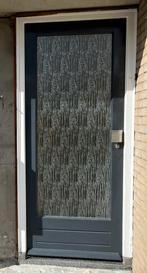 Houten voordeur, Doe-het-zelf en Verbouw, Deuren en Horren, 80 tot 100 cm, Gebruikt, Buitendeur, Ophalen