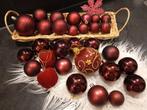 32 LUXE DIVERSEN PLASTIC KERSTBALLEN NU 10EURO ZIE FOTO,S, Diversen, Ophalen of Verzenden