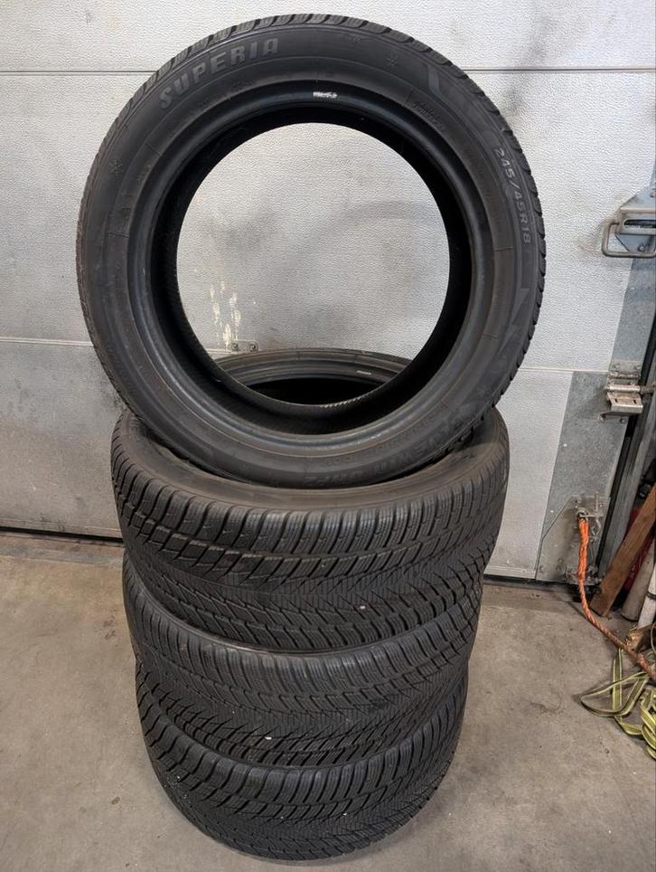❄️❄️✅WINTERBANDEN 245 45 18 + ALL SEASON NIEUW 185 55 15❄️❄️, Auto-onderdelen, Banden en Velgen, Band(en), Winterbanden, 18 inch