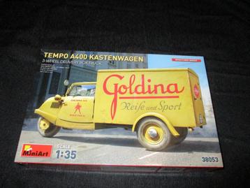D-160,MINIART 1-35,NO,38053,Tempo A400 Kastenwagen 3-wheel D beschikbaar voor biedingen