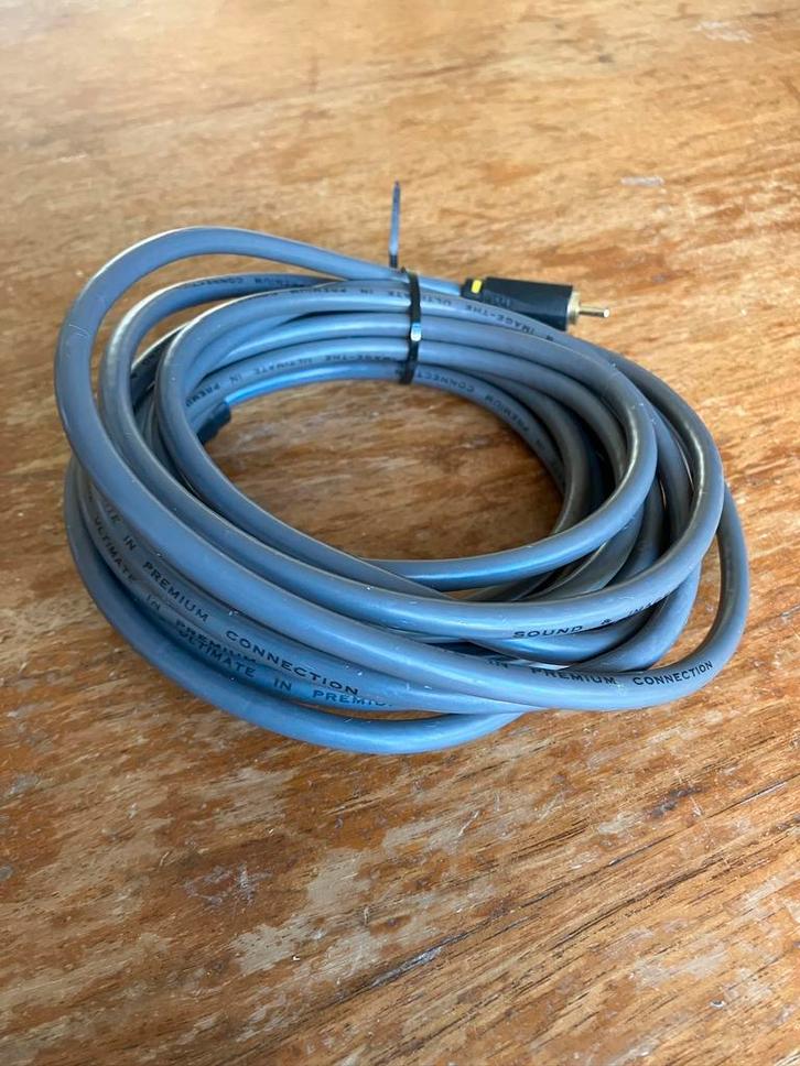 Sound & Image The Ultimate in Premium Connection DigiCoax 5m, Audio, Tv en Foto, Audiokabels en Televisiekabels, Gebruikt, Coaxiale kabel