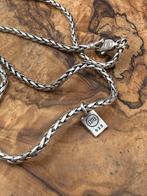 “GEORGE XS” ketting buddha to buddha 50cm, Met hanger, Ophalen of Verzenden, Zo goed als nieuw, Zilver