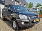 Kia Sportage 2.0 CVVT X-ecutive Clima Leder/stof Trekhaak NL, 1442 kg, 74 €/maand, Zwart, Origineel Nederlands