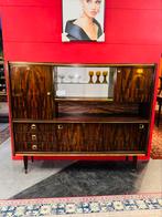 Vintage highboard kast wandmeubel Palissander fineer, Ophalen