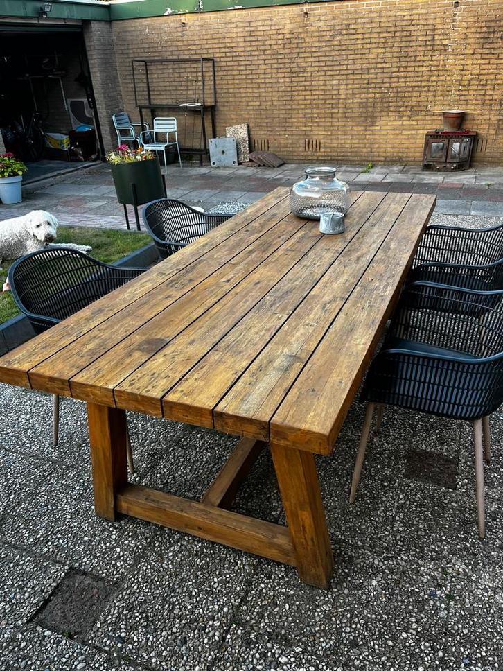 Tuintafel Lugo 240x94 cm, Tuin en Terras, Tuintafels, Zo goed als nieuw, Rechthoekig, Hout, Ophalen