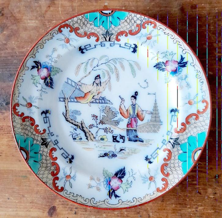 Bord Petrus Regout model Timor, Antiek en Kunst, Curiosa en Brocante, Ophalen of Verzenden