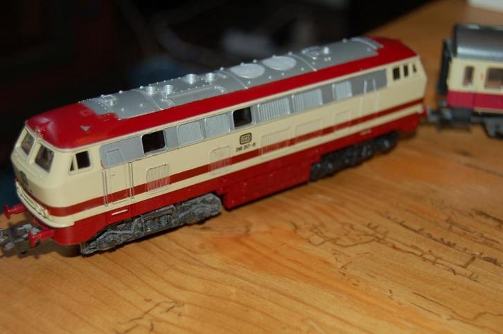 Lima Rheingold Express Locomotief en 8 rijtuigen DC Analoog, Hobby en Vrije tijd, Modeltreinen | H0, Gebruikt, Treinset, Gelijkstroom