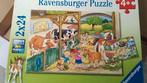 Ravensburger puzzels 2x 24 stukjes, Ophalen of Verzenden, 500 t/m 1500 stukjes, Zo goed als nieuw, Legpuzzel