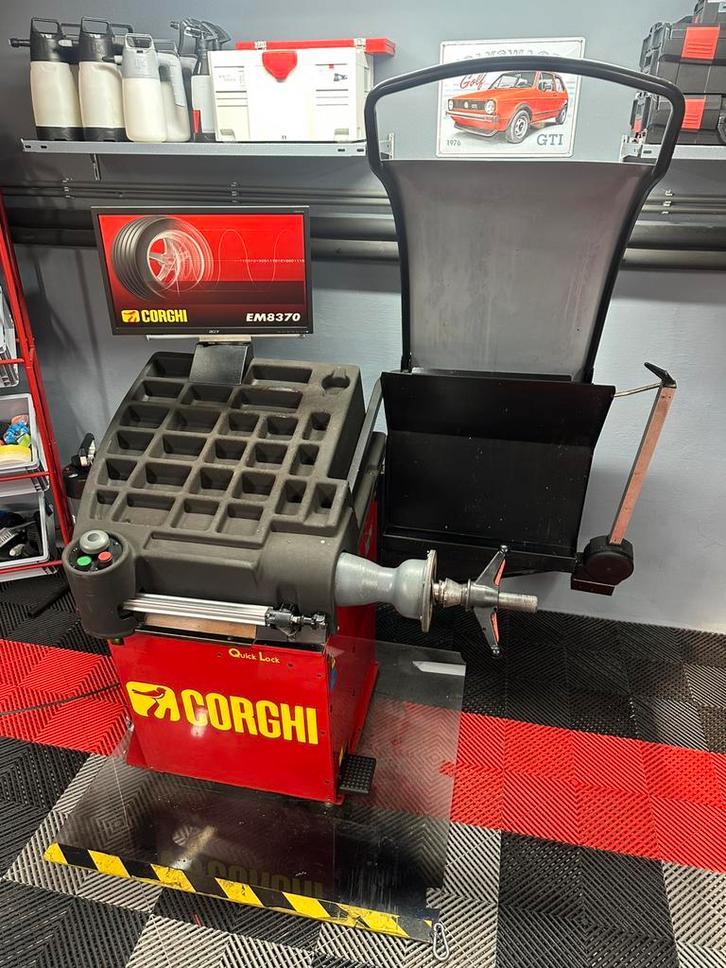 Corghi EM8370 Balanceermachine, Auto diversen, Autogereedschap, Zo goed als nieuw, Ophalen