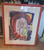 Modern abstract schilderij aquarel Peter Klashorst 98 popart, Ophalen of Verzenden