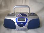 JVC RC-BX53SL draagbare stereo-set met CD en cassette, Audio, Tv en Foto, Stereo-sets, Cd-speler, Gebruikt, JVC, Draagbaar