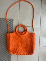 Nieuw oranje rieten handtas, Ophalen of Verzenden, Nieuw, Oranje, Handtas