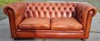 Chesterfield bank cognac kleur + GRATIS BEZORGING, Gebruikt, 150 tot 200 cm, Tweepersoons, Ophalen of Verzenden