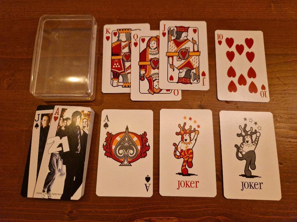 Kaartspel  21 (Film 2008)– Uniek Verzamelitem, Verzamelen, Speelkaarten, Jokers en Kwartetten, Ophalen of Verzenden, Zo goed als nieuw