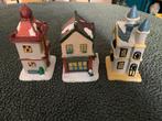 Kerstdorp- Diverse huisjes voor kerstdorp, Diversen, Kerst, Ophalen of Verzenden, Zo goed als nieuw