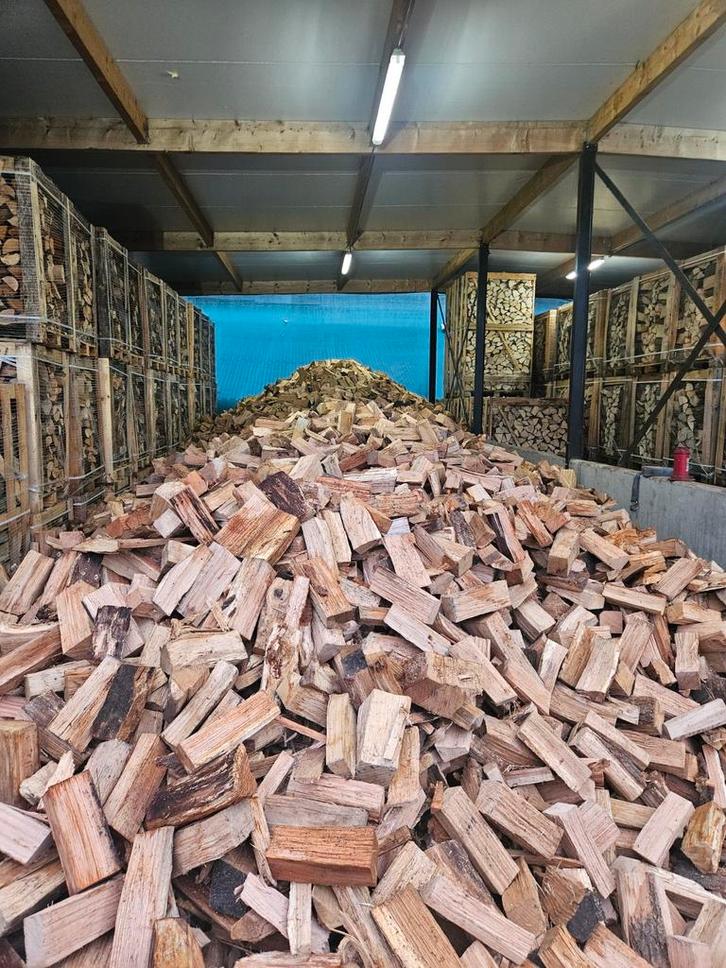 Windgedroogd haardhout 20%, Tuin en Terras, Haardhout, 6 m³ of meer, Ophalen of Verzenden