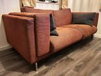 IKEA NOCKEBY 2-zitsbank - Roestbruin - Goede staat, Ophalen, Tweepersoons, 75 tot 100 cm, Zo goed als nieuw