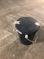 Oude vuilnisemmer Rotterdam, Ophalen, Gebruikt, Zink