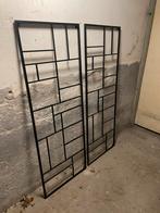 Nieuwe zwarte metalen wandrek/memobord 150x55cm Xenos, Ophalen of Verzenden, Nieuw