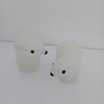 2 ijsberen van glas, Ophalen of Verzenden, Zo goed als nieuw